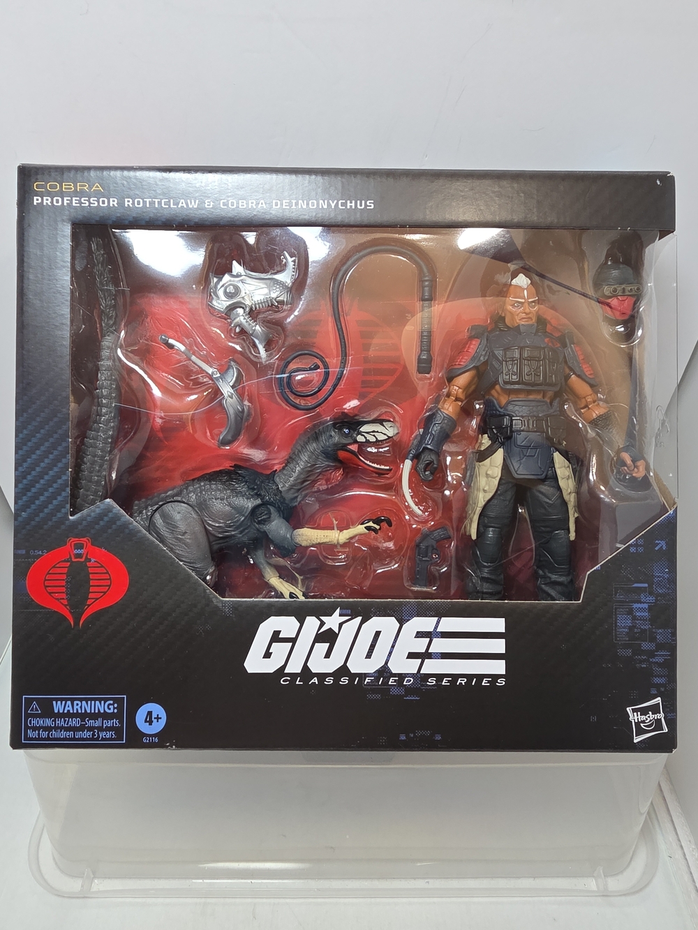 Hasbro GI Joe Classified #196 Professor Rottclaw Cobra Deinonychus 6" NIB  (F4)